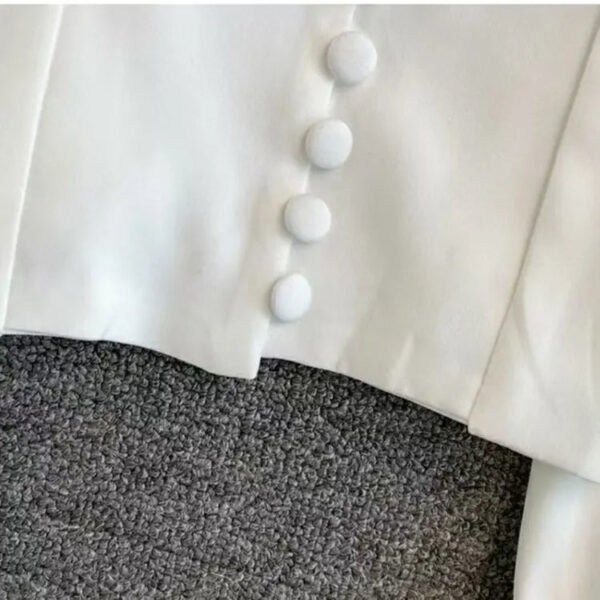 Puff Long Sleeve Wrap Front Crop Ladies Fashion Tunic Womens Crop Tops And Women'S Blouses & Shirts Chemise Femme