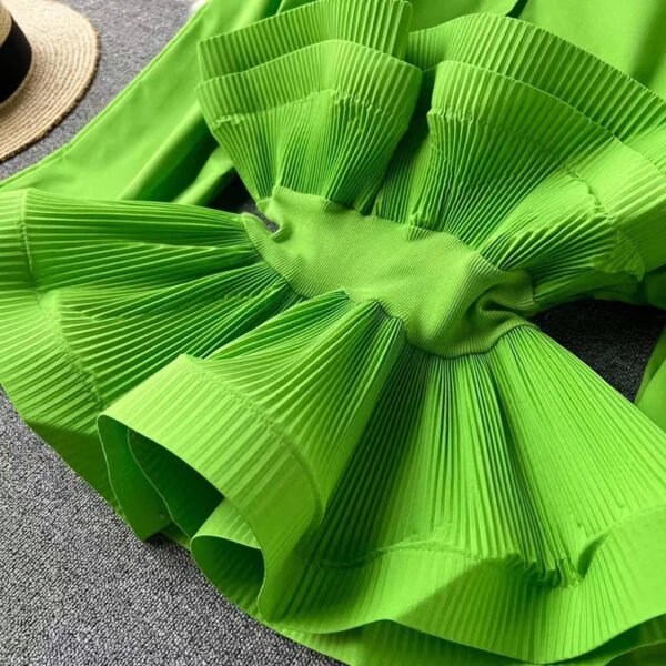 Korea Fashion Ruffle Design Lady Shirts